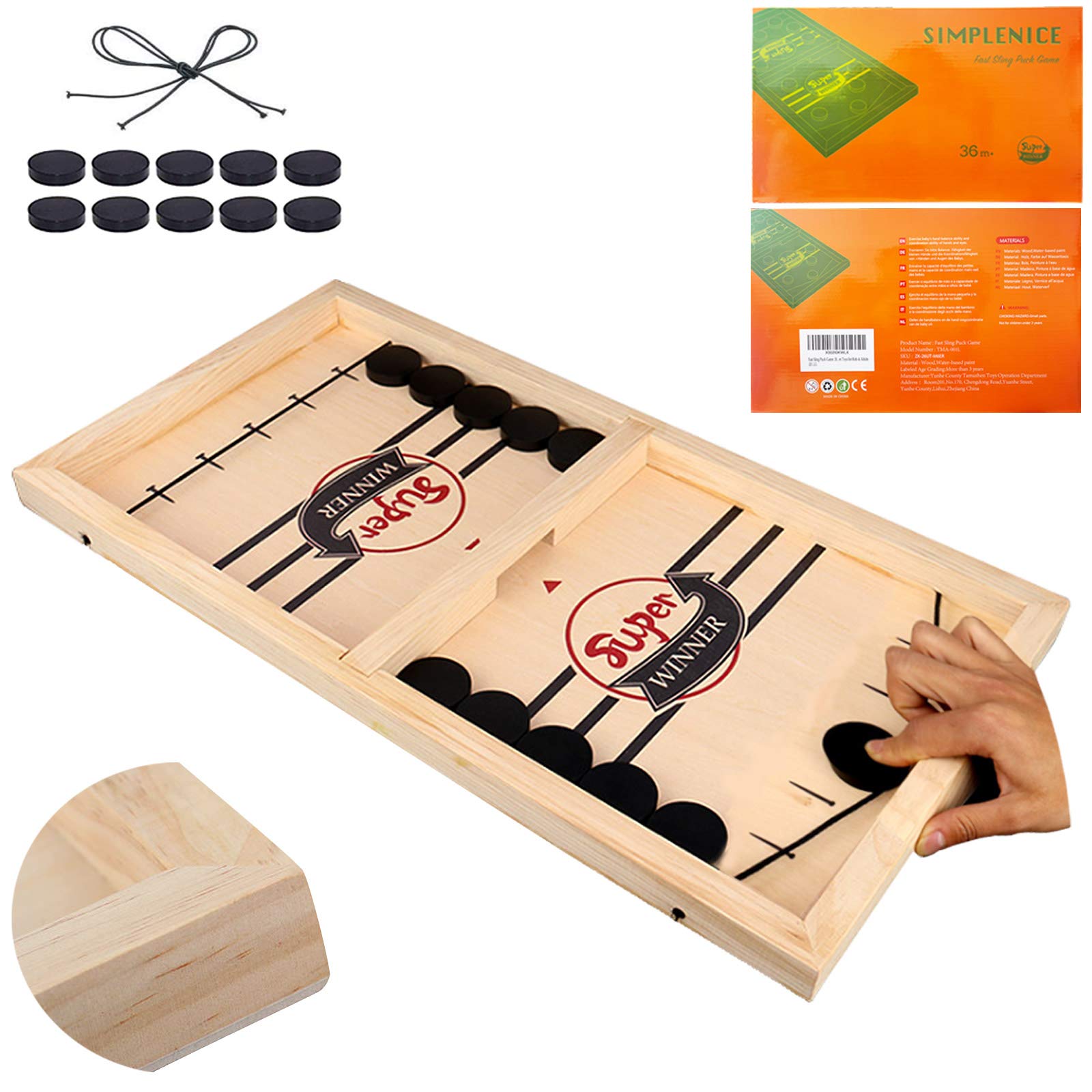 Foto 1 | Juego de Mesa Simplenice Fast Sling Puck-Venta Internacional