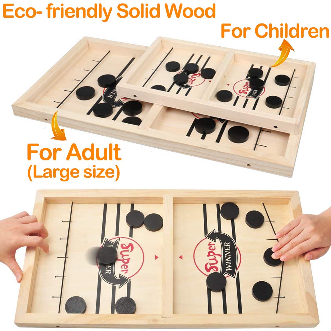 Foto 6 pulgar | Juego de Mesa Simplenice Fast Sling Puck-Venta Internacional