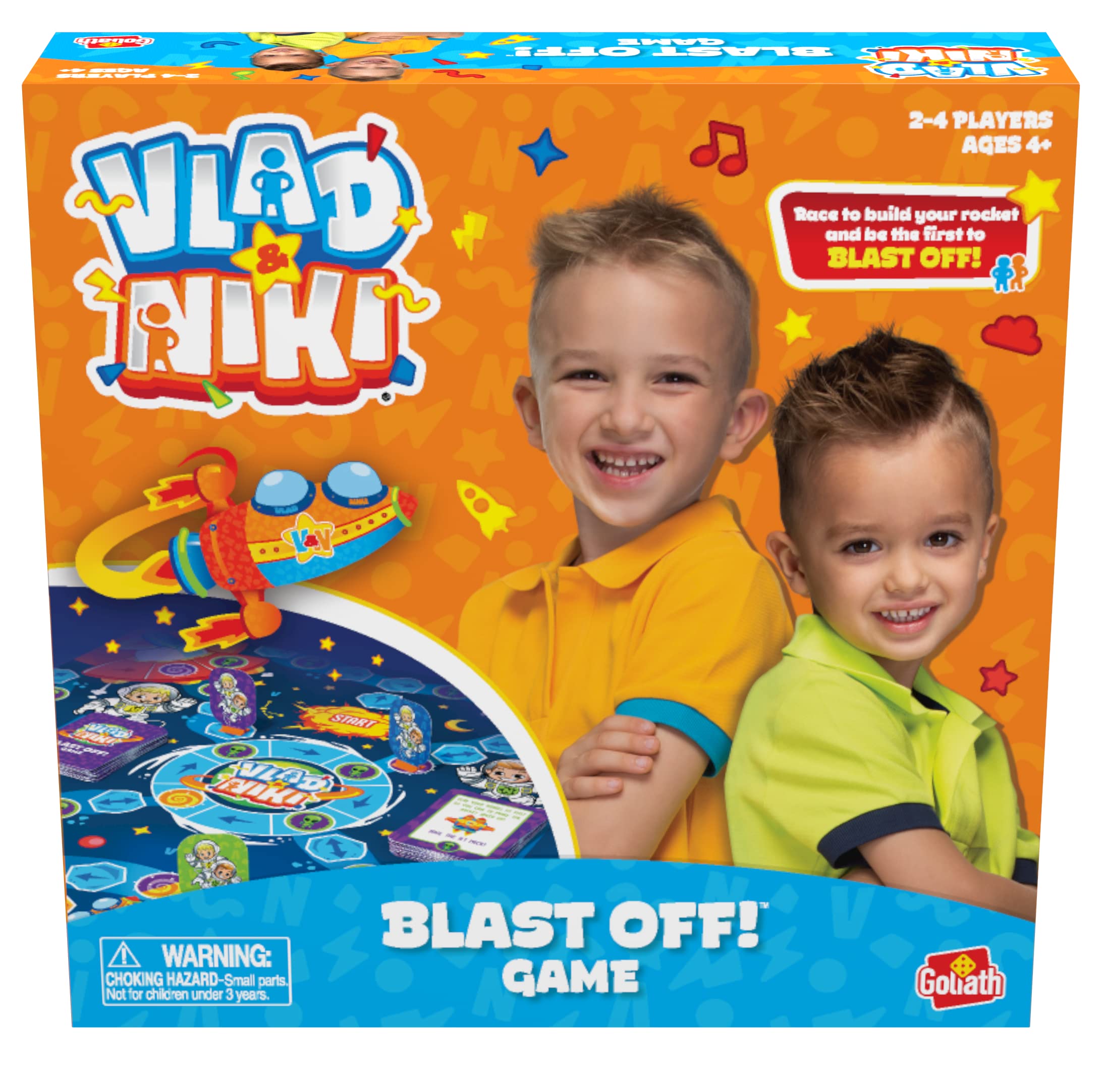 Juego De Mesa Goliath Vlad & Niki Blast Off! Para Niños A Partir De 4 Años - Venta Internacional.