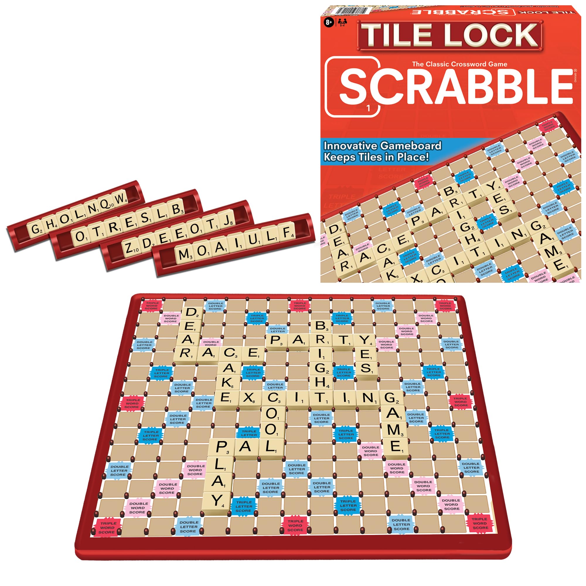 Foto 2 pulgar | Juegos De Movimientos Ganadores De Scrabble Tile Lock En Ee. Uu., Para 2 A 4 Jugadores - Venta Internacional.