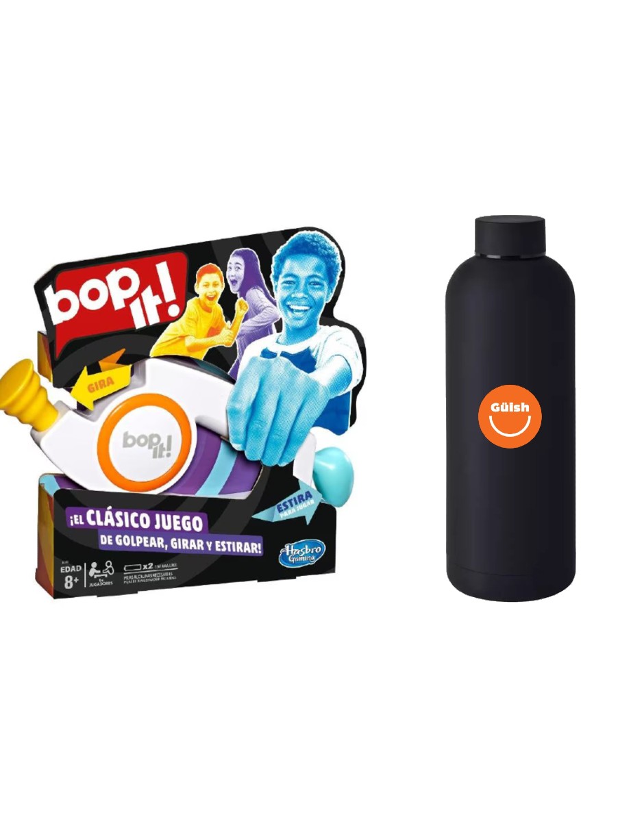 Foto 1 | Bop It! + Termo De Agua Güish