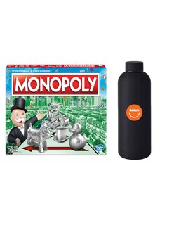 Foto 1 | Monopoly Clásico + Termo De Agua Güish