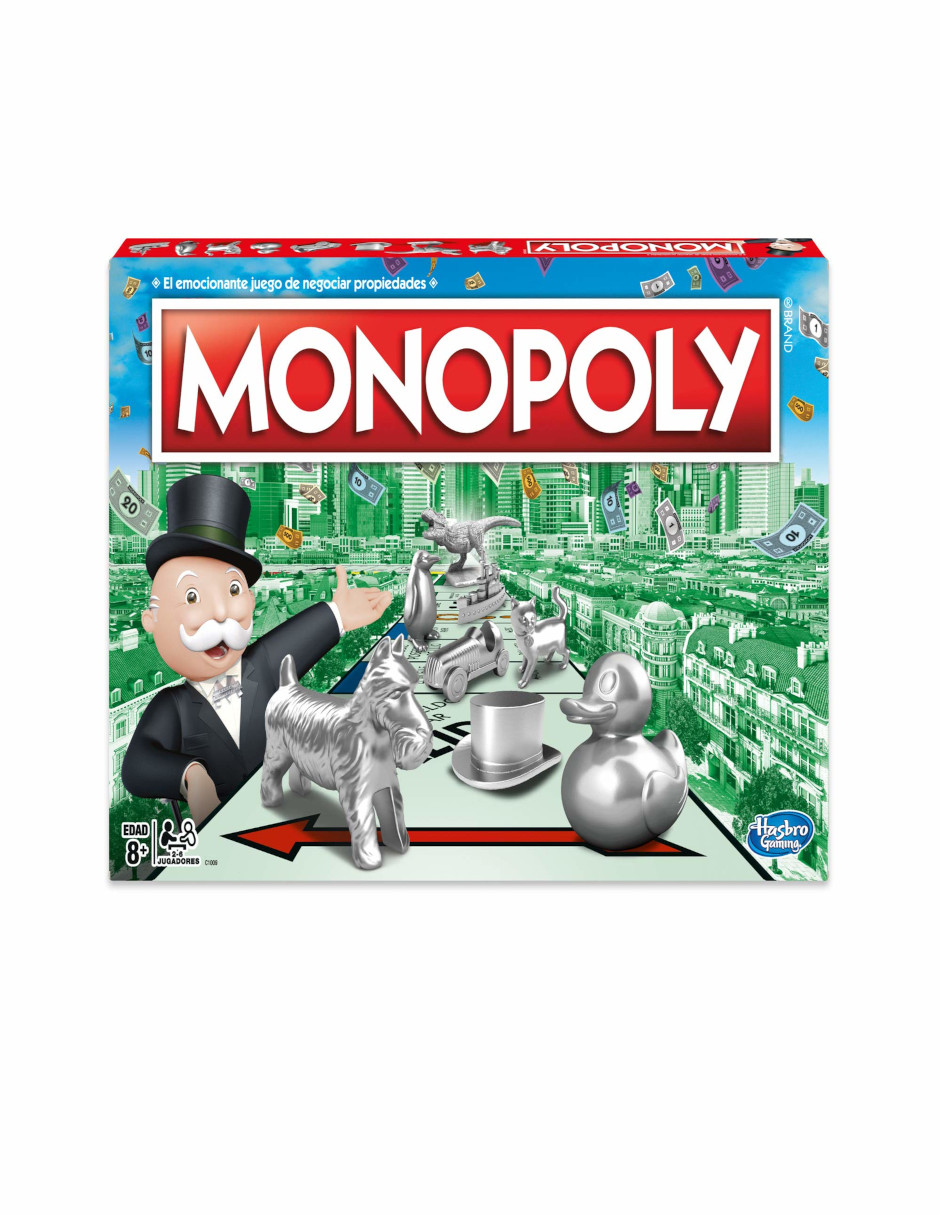 Foto 3 pulgar | Monopoly Clásico  + Termo  De Agua Güish