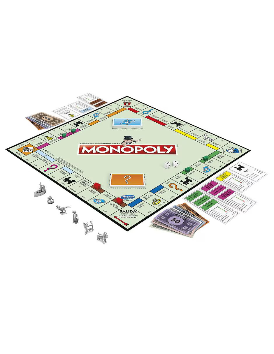 Foto 3 | Monopoly Clásico  + Termo  De Agua Güish