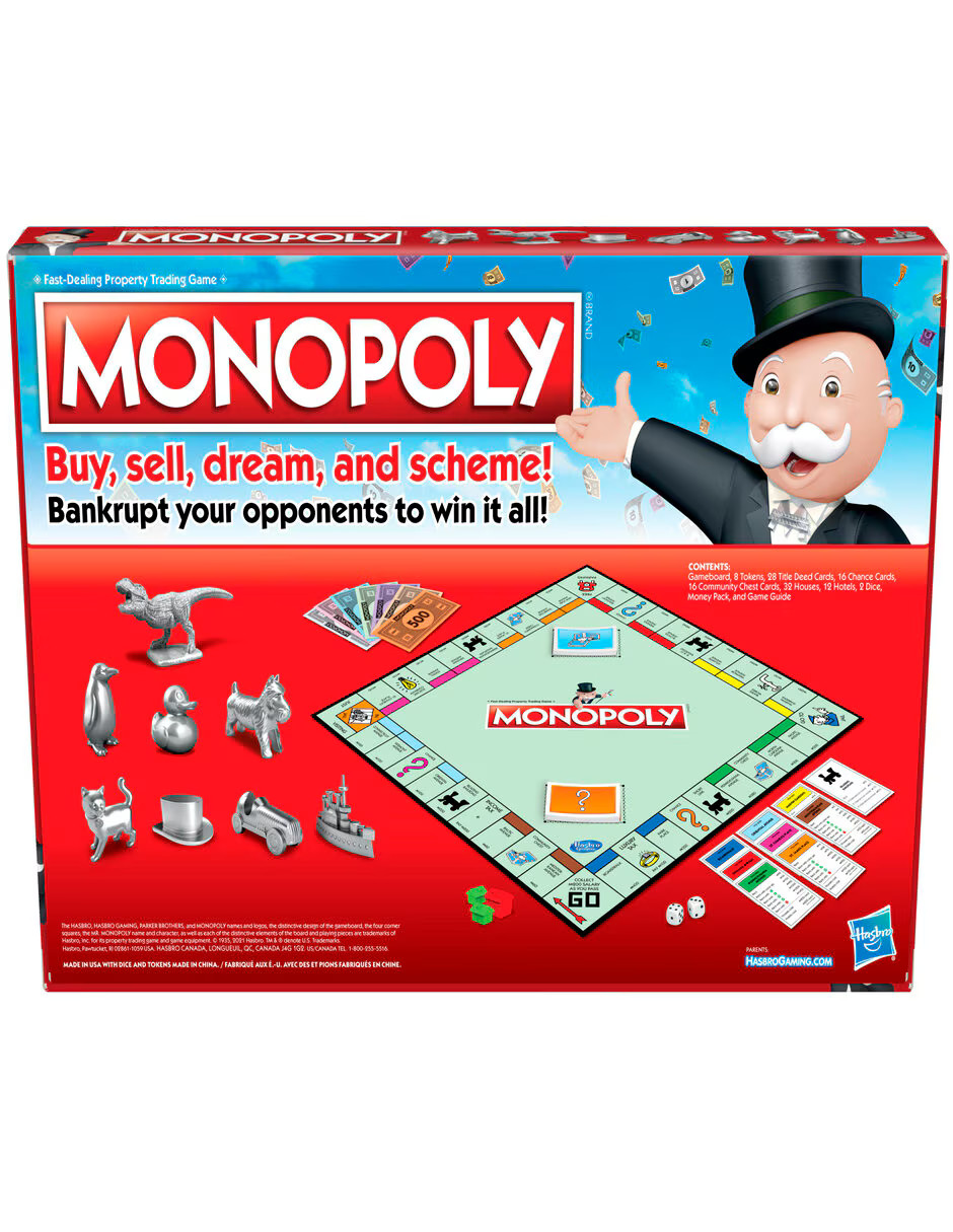 Foto 5 pulgar | Monopoly Clásico  + Termo  De Agua Güish
