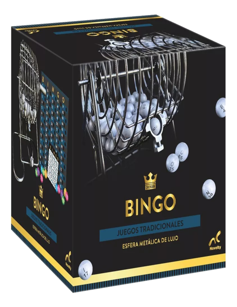 Foto 2 | Juego De Mesa Bingo Foil 75 Esferas + Termo De Agua Güish