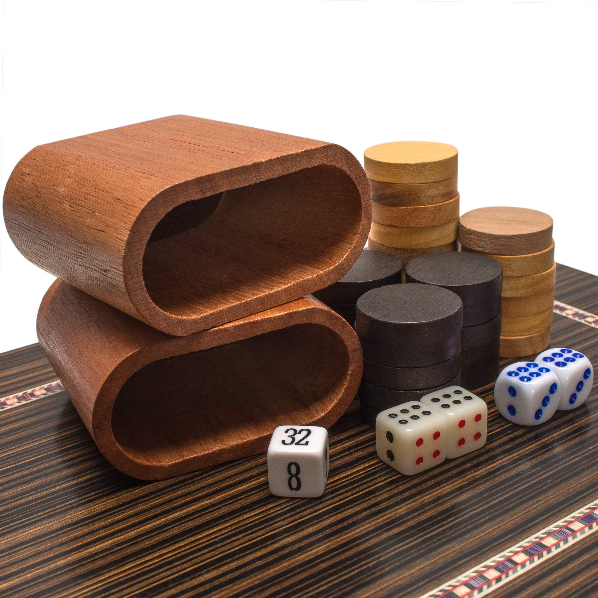 Foto 5 | Set de Backgammon Yellow Mountain Imports Dorne de Madera 33 cm - Venta Internacional