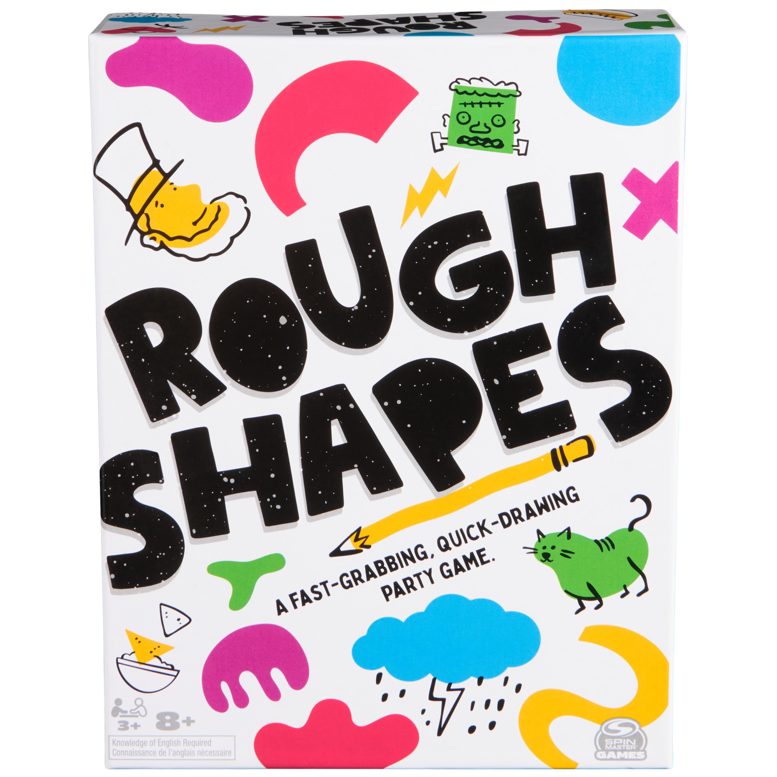 Foto 2 pulgar | Juego De Dibujo Rápido Spin Master Games Rough Shapes Kids 8+ - Venta Internacional.