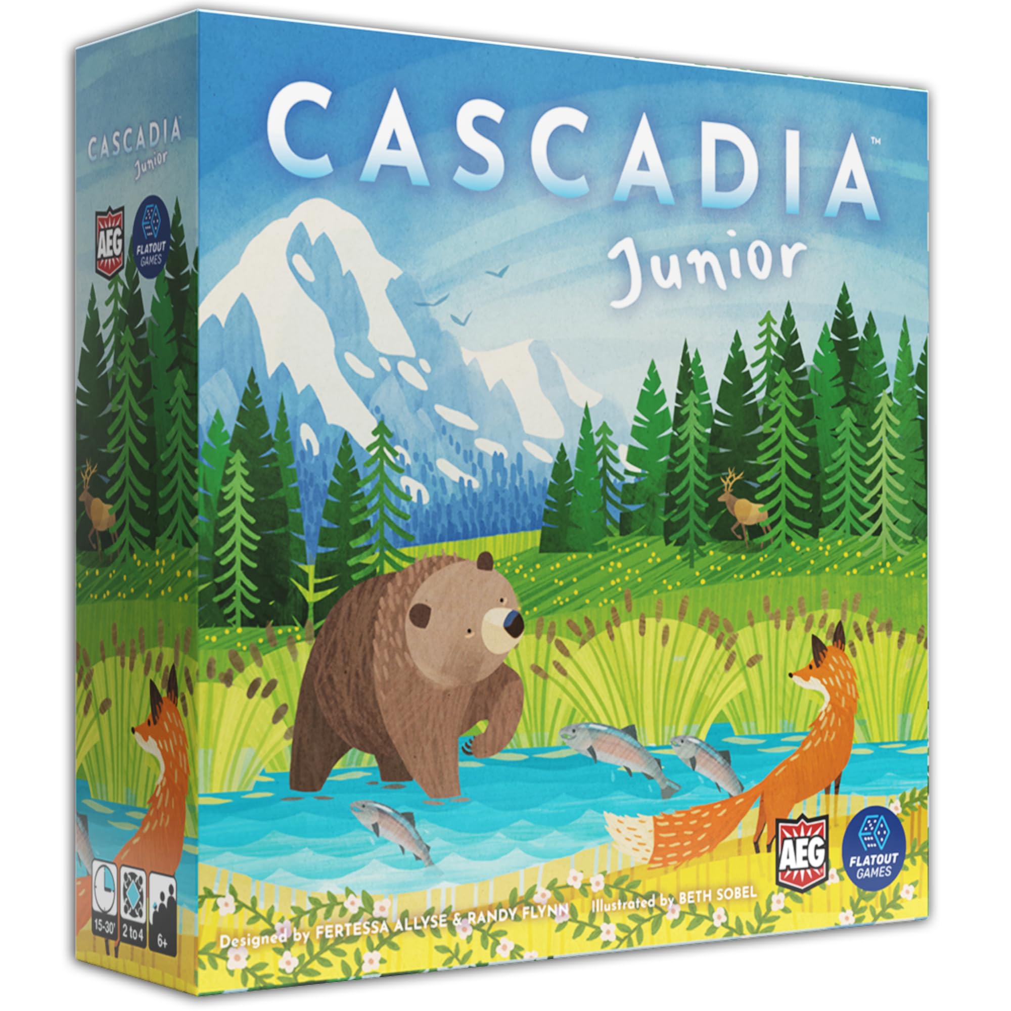Foto 2 pulgar | Juego De Mesa Aeg & Flatout Games Cascadia Junior 2-4 Jugadores 6+ - Venta Internacional.