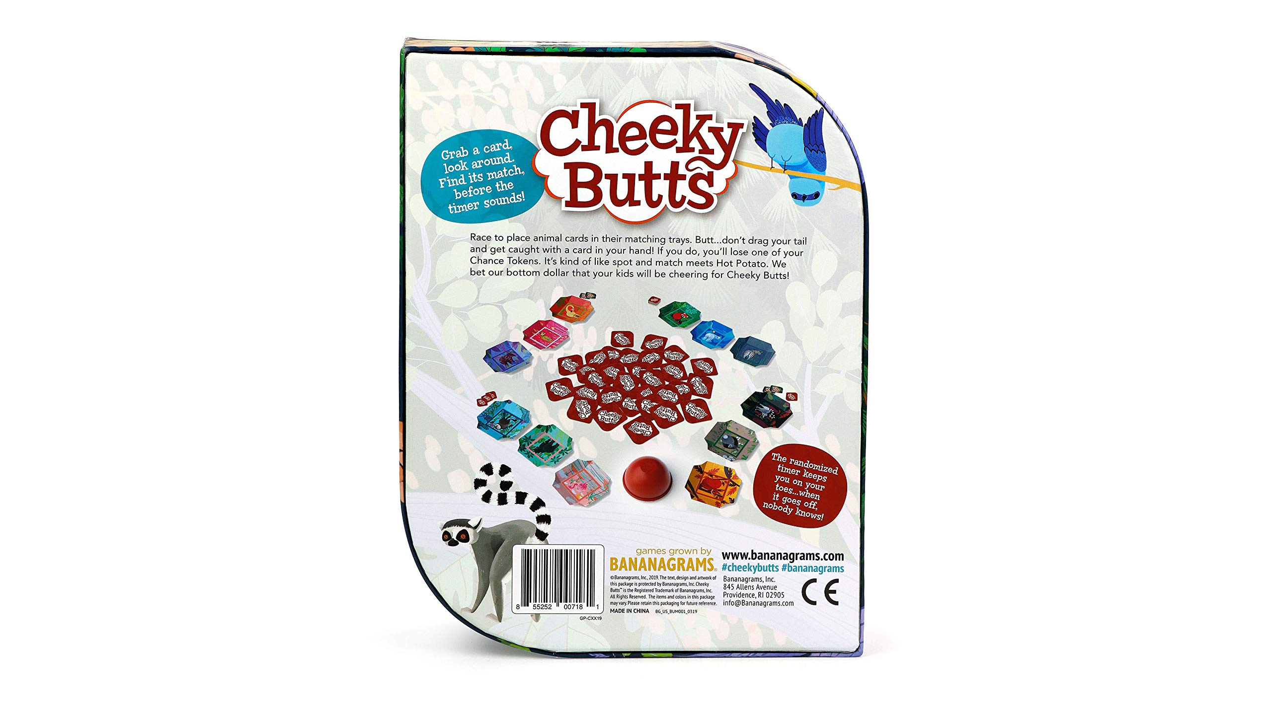 Foto 6 pulgar | Juego De Mesa Bananagrams Cheeky Butts Para Niños Mayores De 6 Años - Venta Internacional.