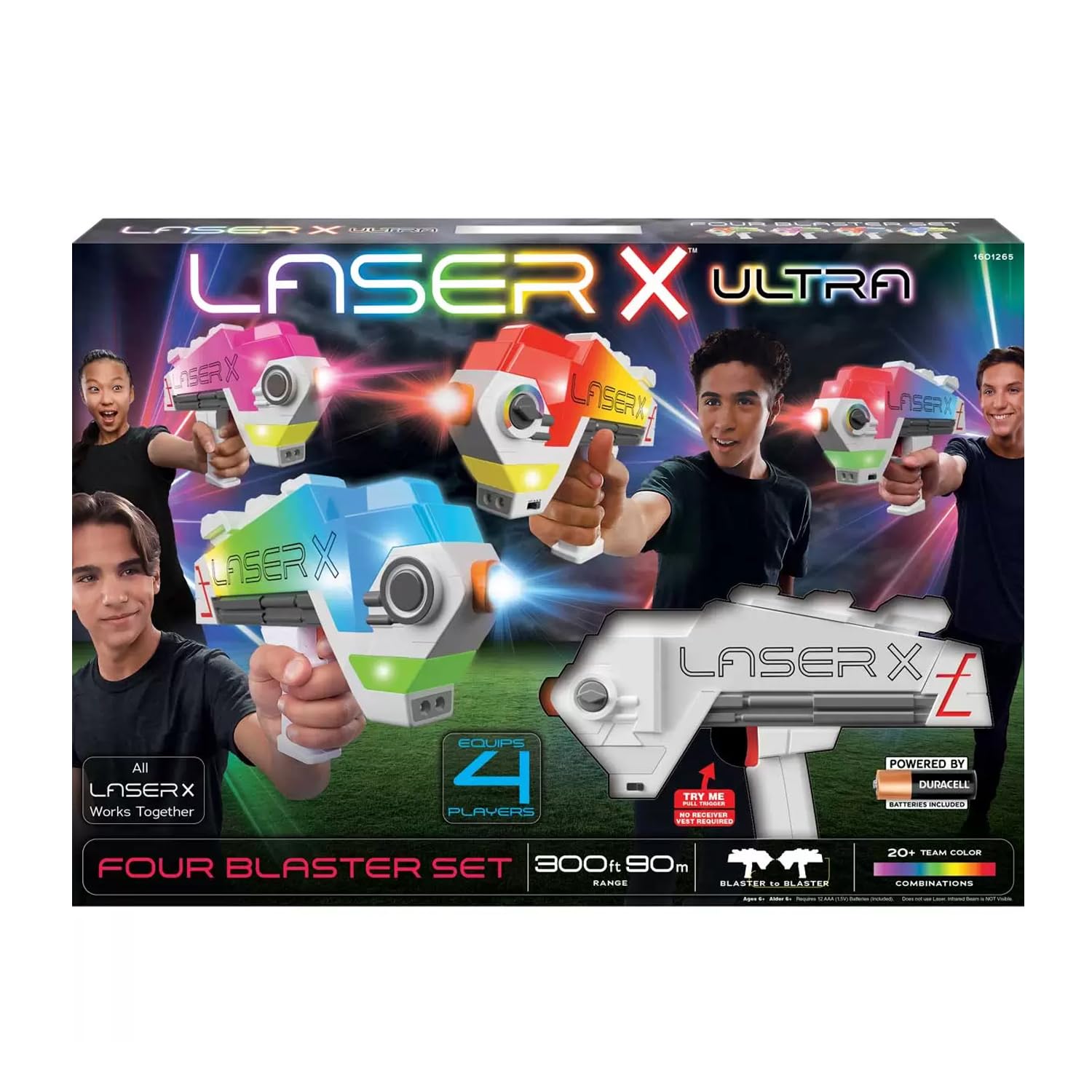 Kit Laser Tag Laser X Revolution Blaster-to-blaster, Paquete De 4 - Venta Internacional.