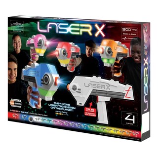Foto 3 | Kit Laser Tag Laser X Revolution Blaster-to-blaster, Paquete De 4 - Venta Internacional.