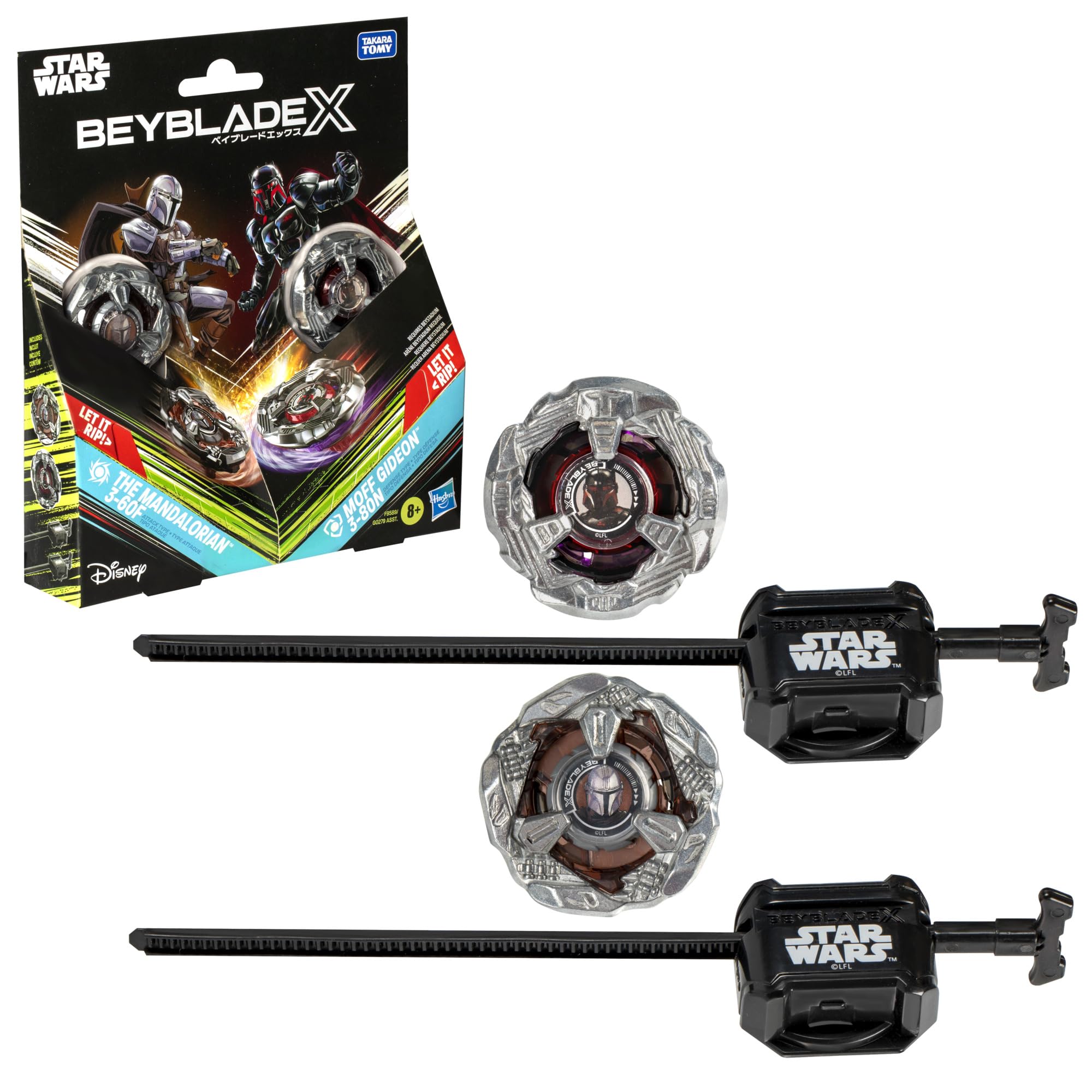 Foto 2 pulgar | Paquete Múltiple De Beyblade X The Mandalorian Contra Moff Gideon - Venta Internacional.
