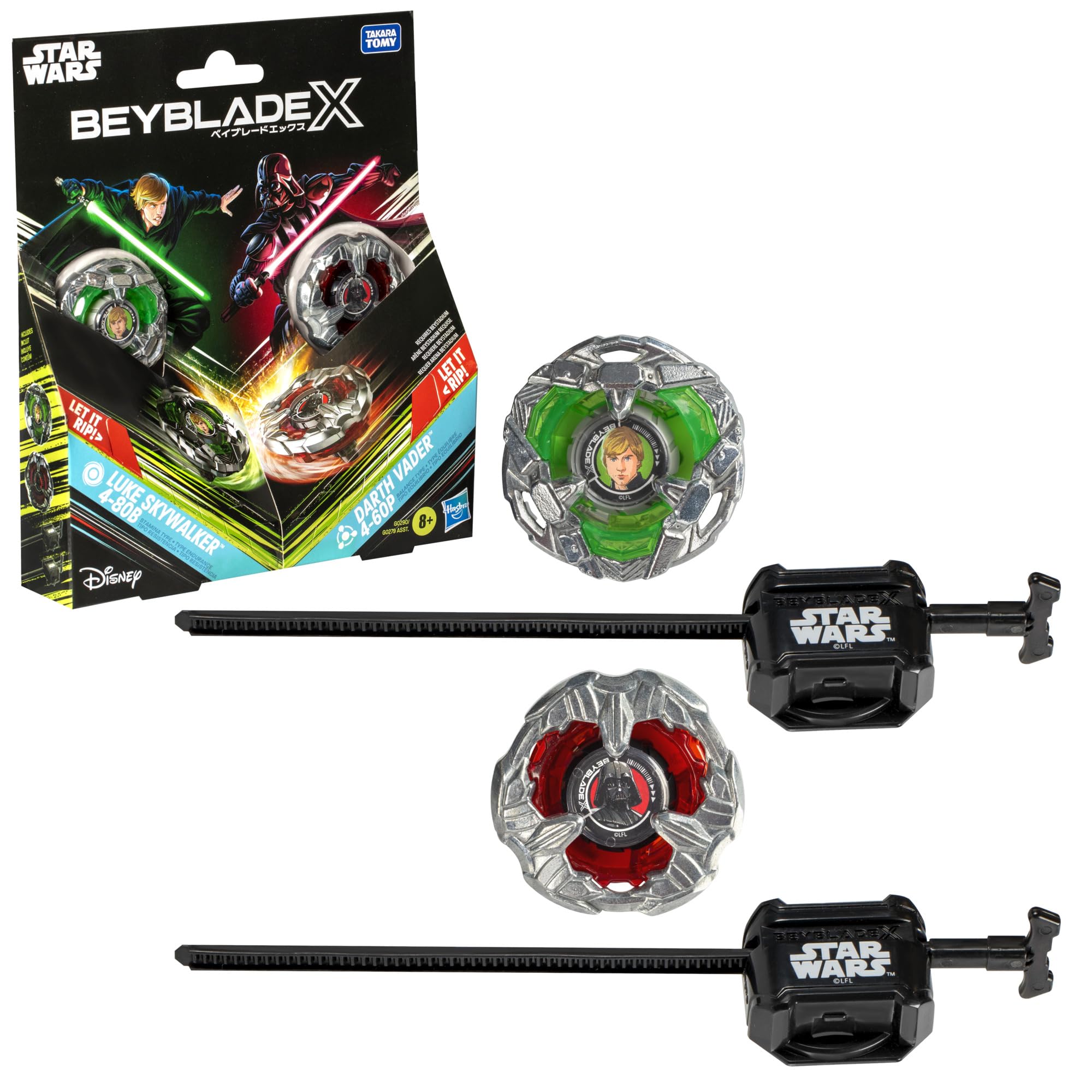 Beyblade Hasbro G0290es1 Bbx Luke Skywalker Contra Darth Vader - Venta Internacional.