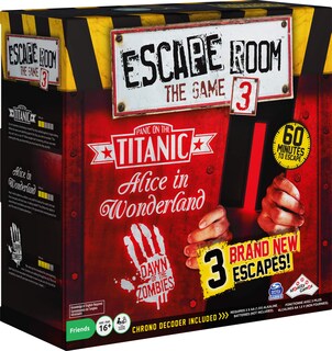 Foto 3 | Juego De Mesa Spin Master Escape Room Versión 3 Para Mayores De 16 Años - Venta Internacional.