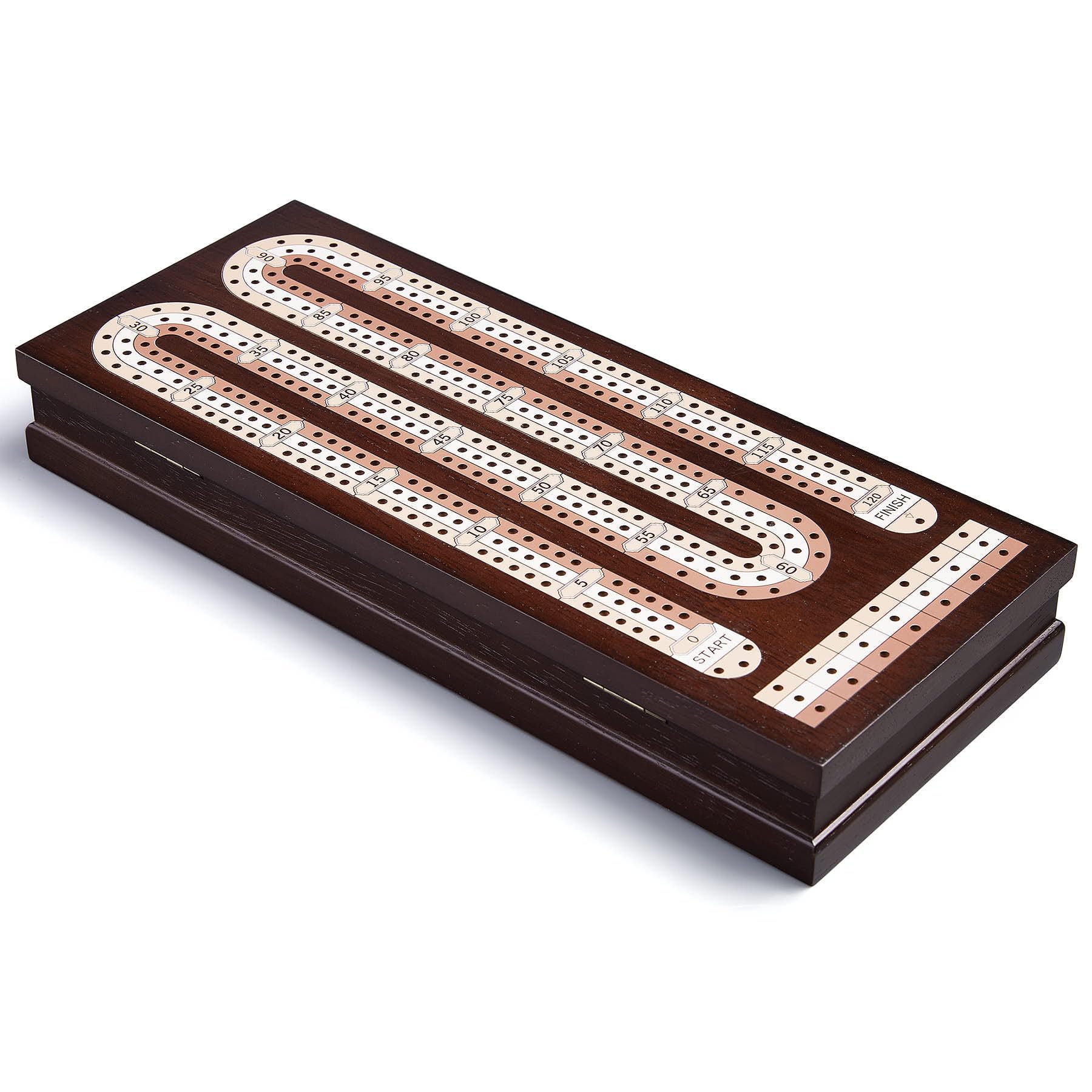 Foto 3 pulgar | Juego De Mesa Cribbage Amerous Wooden Con Cierre Magnético - Venta Internacional.