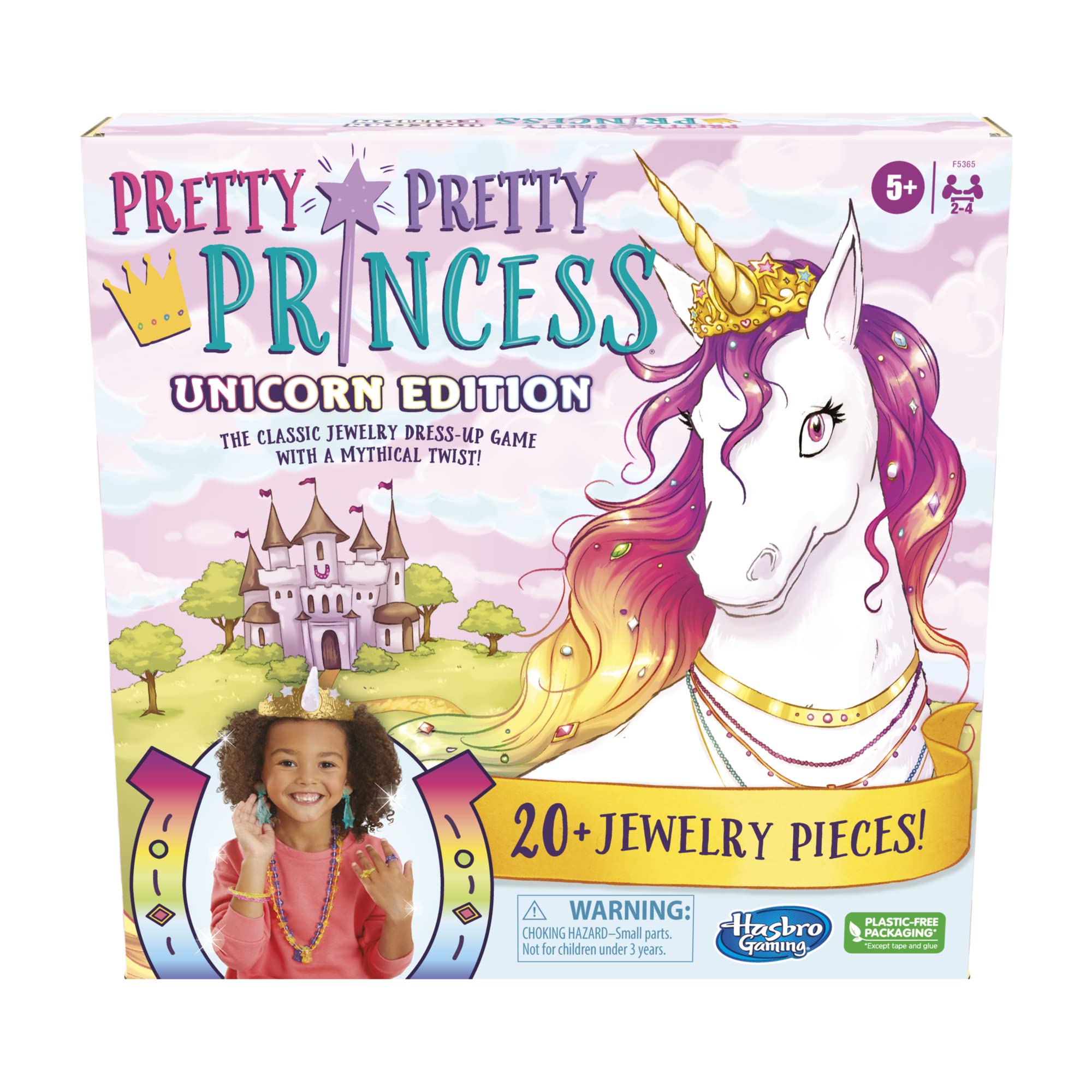 Foto 2 pulgar | Juego De Mesa Hasbro Gaming Pretty Princess Unicorn Edition - Venta Internacional.