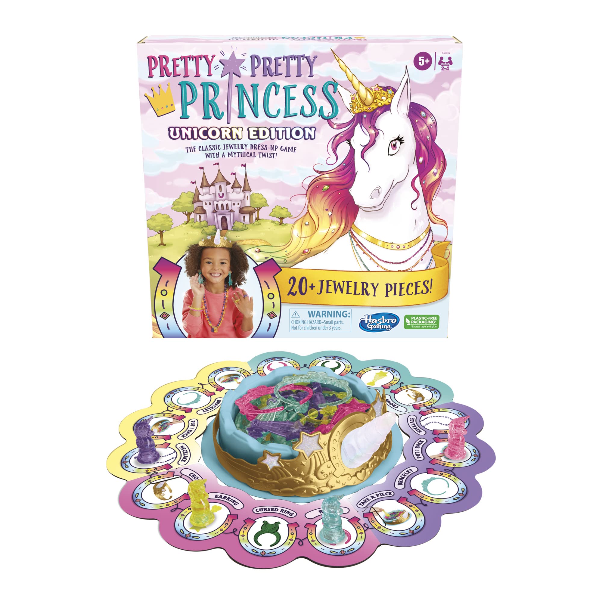 Foto 4 pulgar | Juego De Mesa Hasbro Gaming Pretty Princess Unicorn Edition - Venta Internacional.