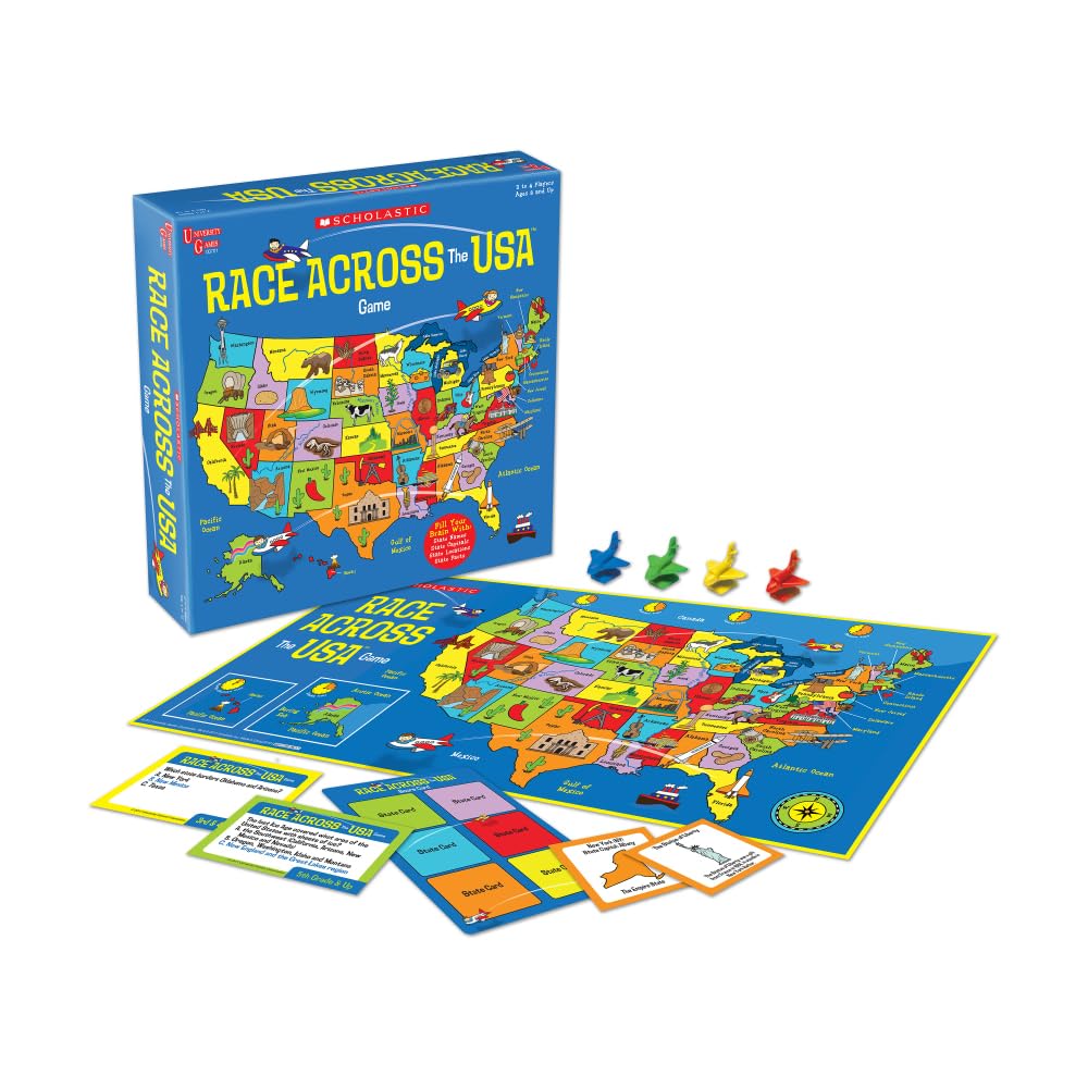Juego De Mesa University Games Scholastic Race En Los Ee. Uu. - Venta Internacional.