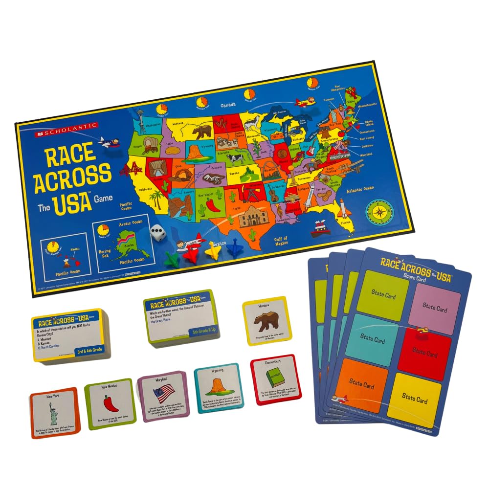 Foto 3 | Juego De Mesa University Games Scholastic Race En Los Ee. Uu. - Venta Internacional.