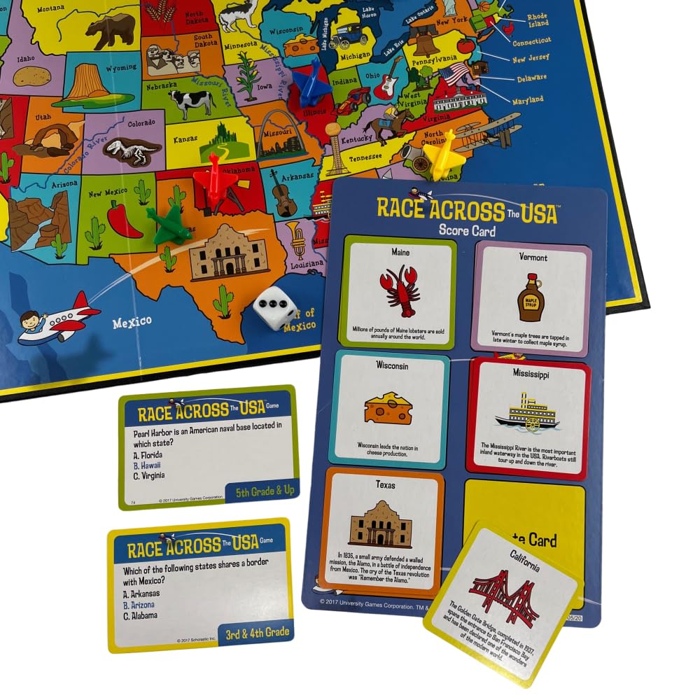 Foto 5 pulgar | Juego De Mesa University Games Scholastic Race En Los Ee. Uu. - Venta Internacional.