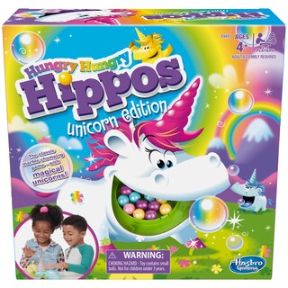 Foto 1 | Juego De Mesa Hasbro Gaming Hungry Hippos Unicorn Edition - Venta Internacional.