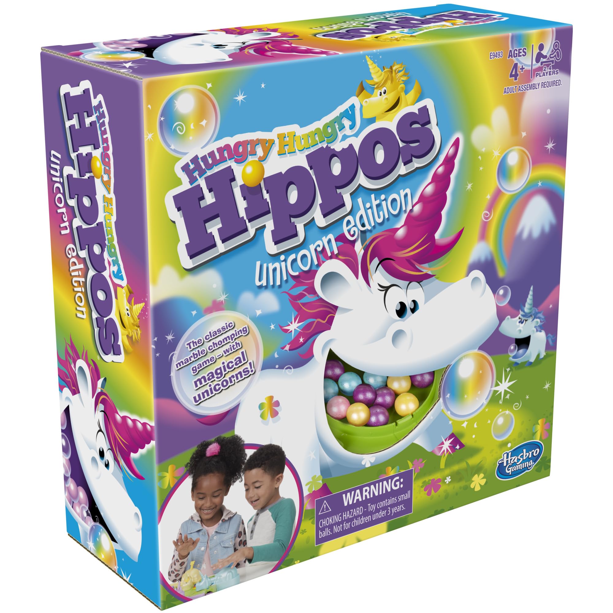 Foto 3 pulgar | Juego De Mesa Hasbro Gaming Hungry Hippos Unicorn Edition - Venta Internacional.