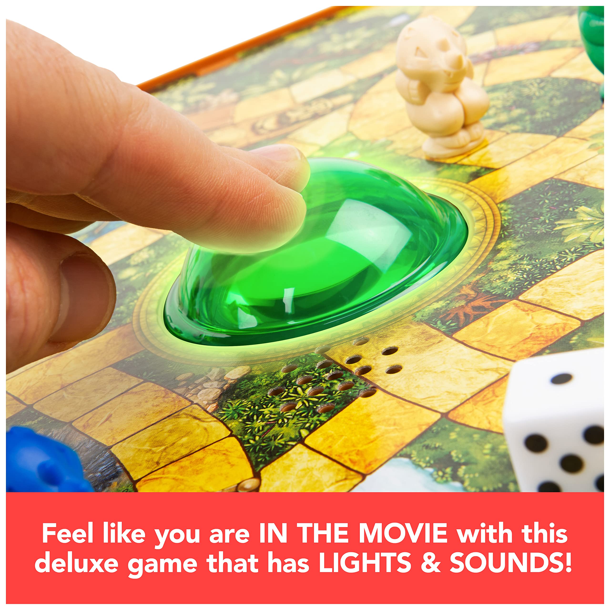 Foto 4 pulgar | Juego De Mesa Spin Master Games Jumanji Deluxe Con Luces Y Sonidos - Venta Internacional.