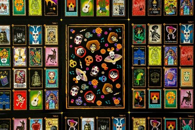 Foto 5 | Juego De Lotería Coco Remember Me Disney Pixar Con Ilustraciones Personalizadas - Venta Internacional.