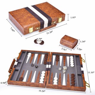 Foto 7 | Juego de Mesa Backgammon Amerous Classic - Venta Internacional