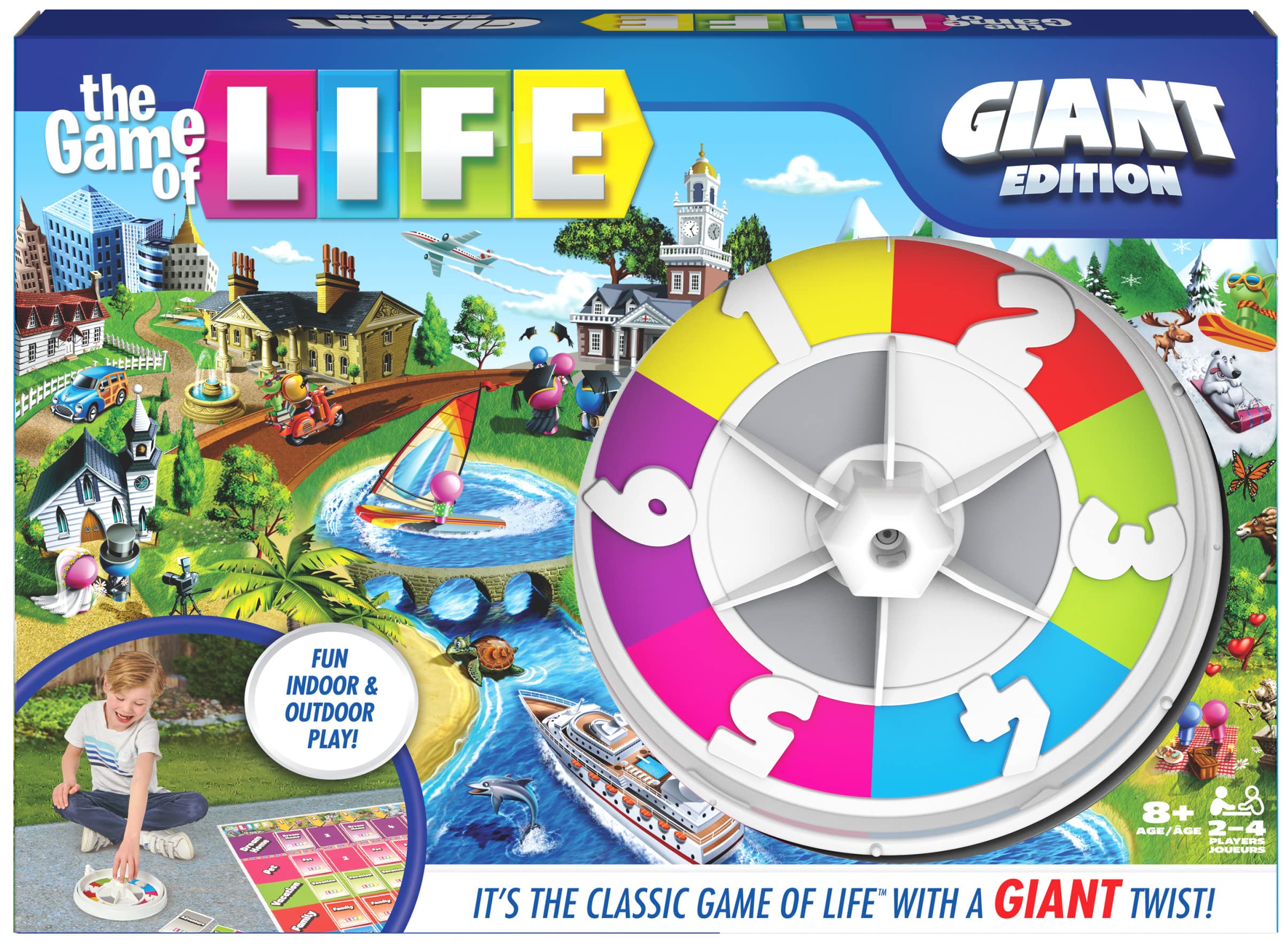 Foto 1 | Juego De Mesa Spin Master Games The Game Of Life Giant Edition - Venta Internacional.