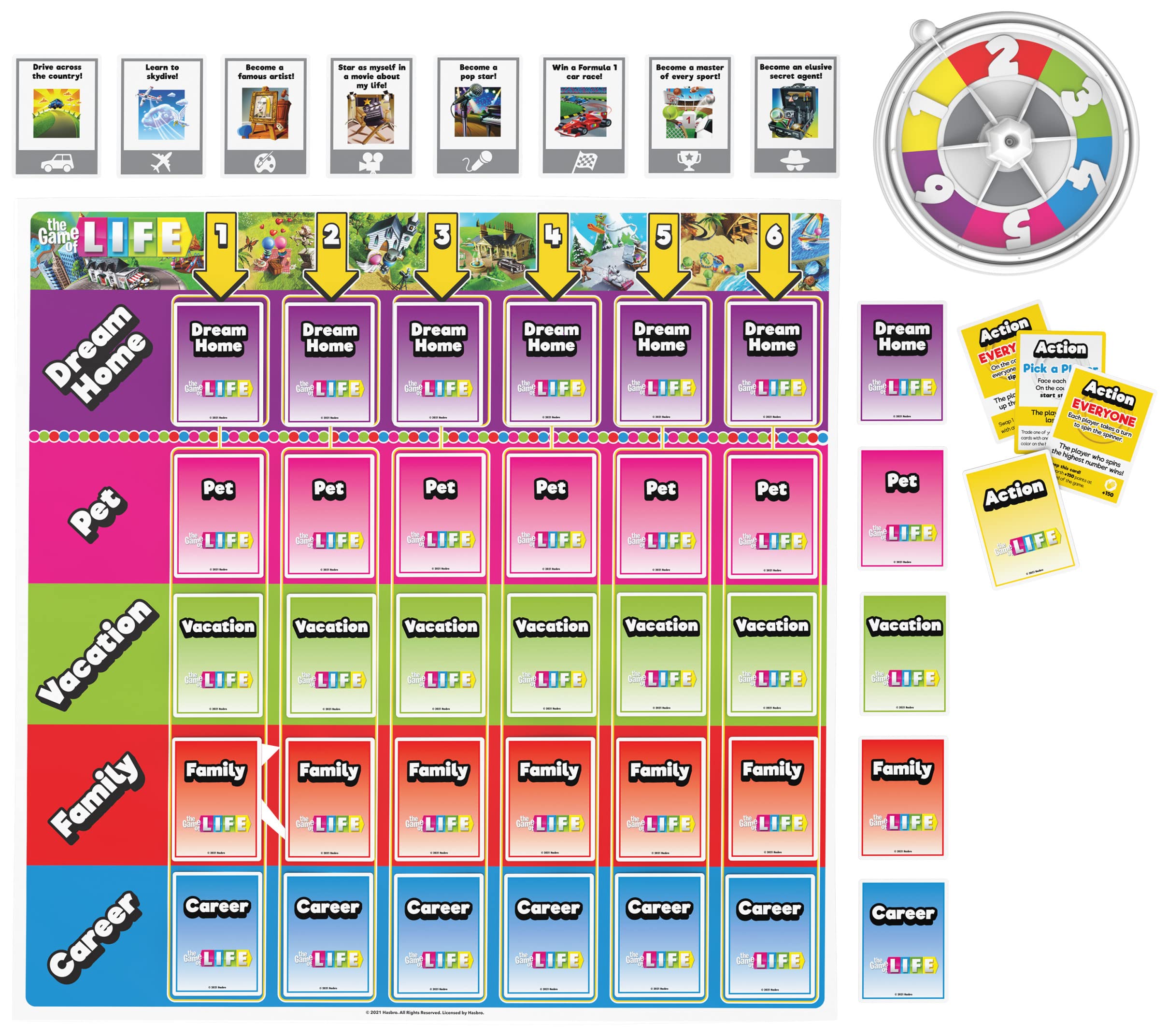 Foto 6 pulgar | Juego De Mesa Spin Master Games The Game Of Life Giant Edition - Venta Internacional.