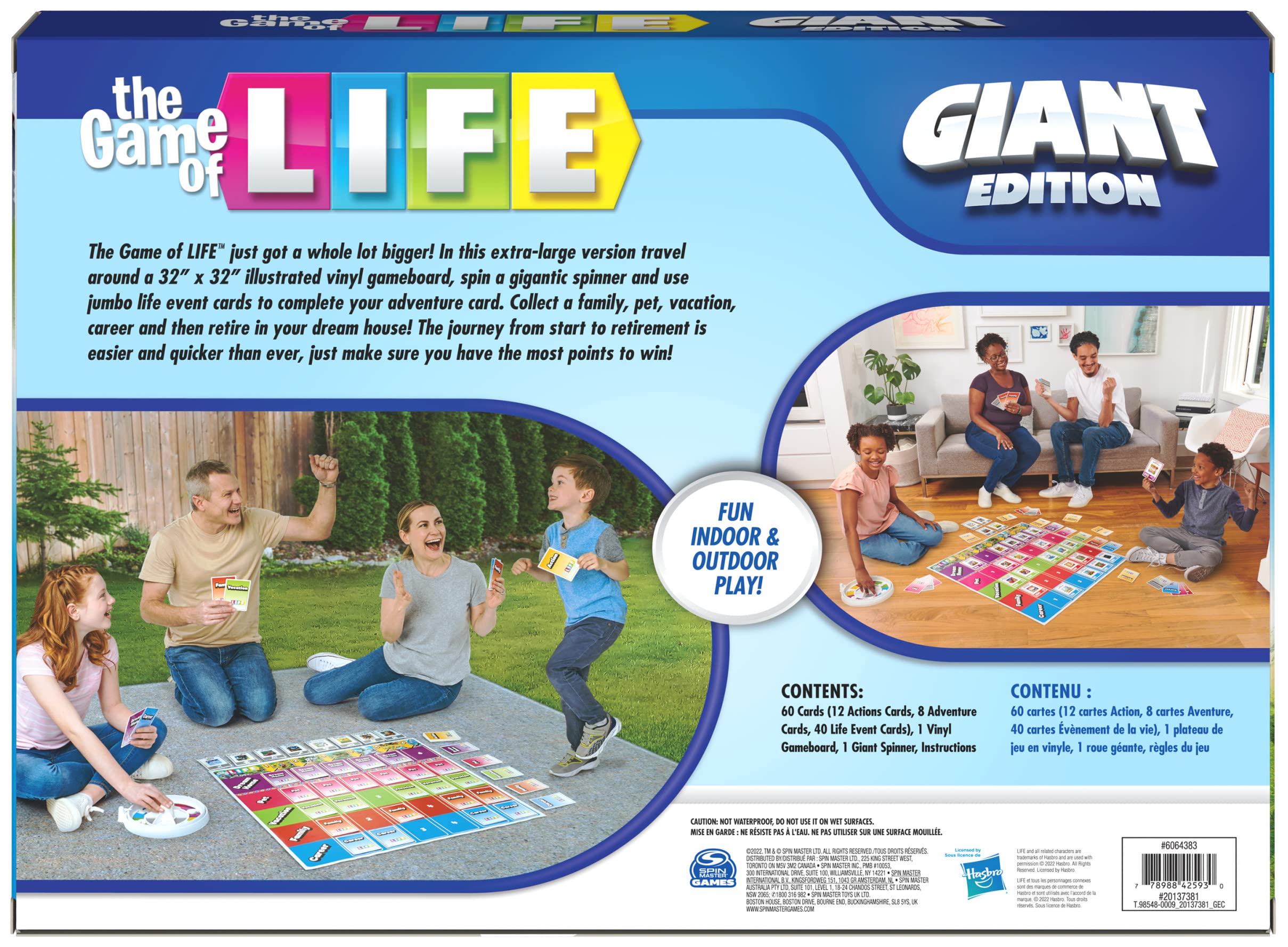 Foto 8 pulgar | Juego De Mesa Spin Master Games The Game Of Life Giant Edition - Venta Internacional.