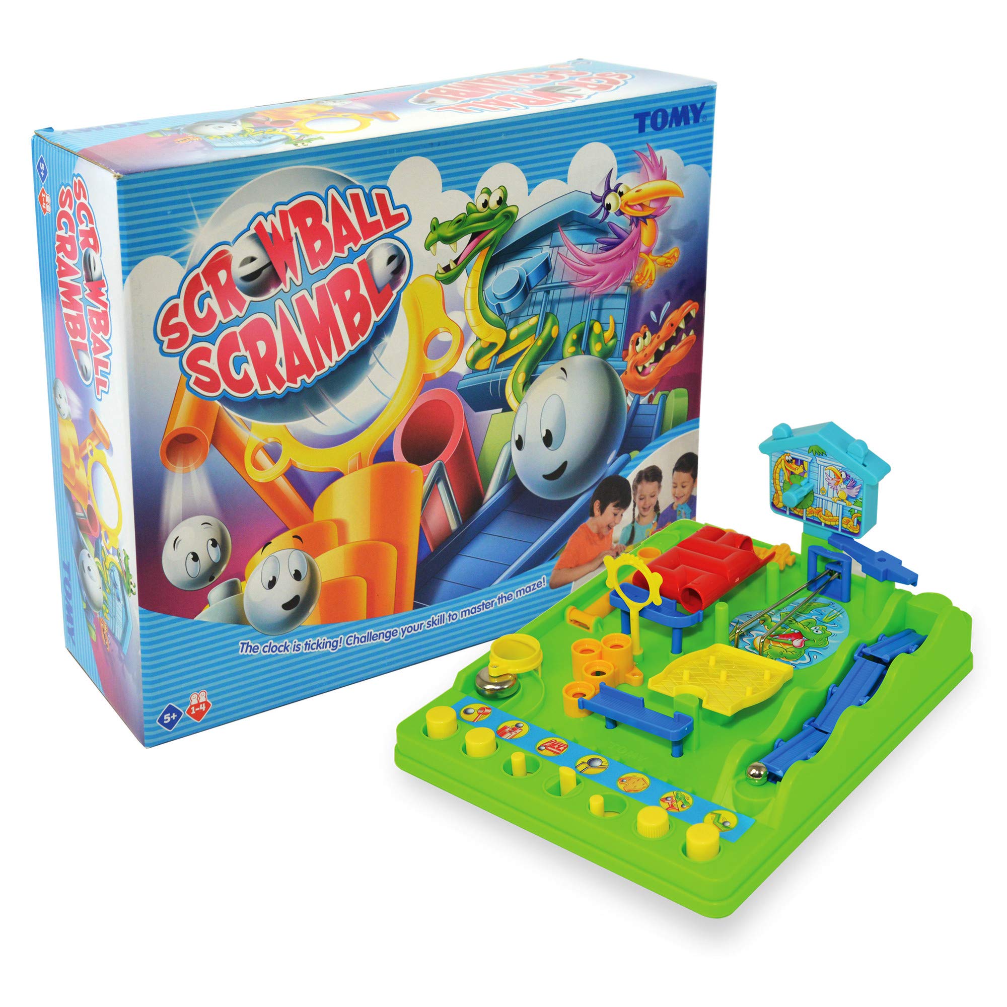 Juego Marble Run Tomy Games Screwball Scramble Para Niños Mayores De 5 Años - Venta Internacional.