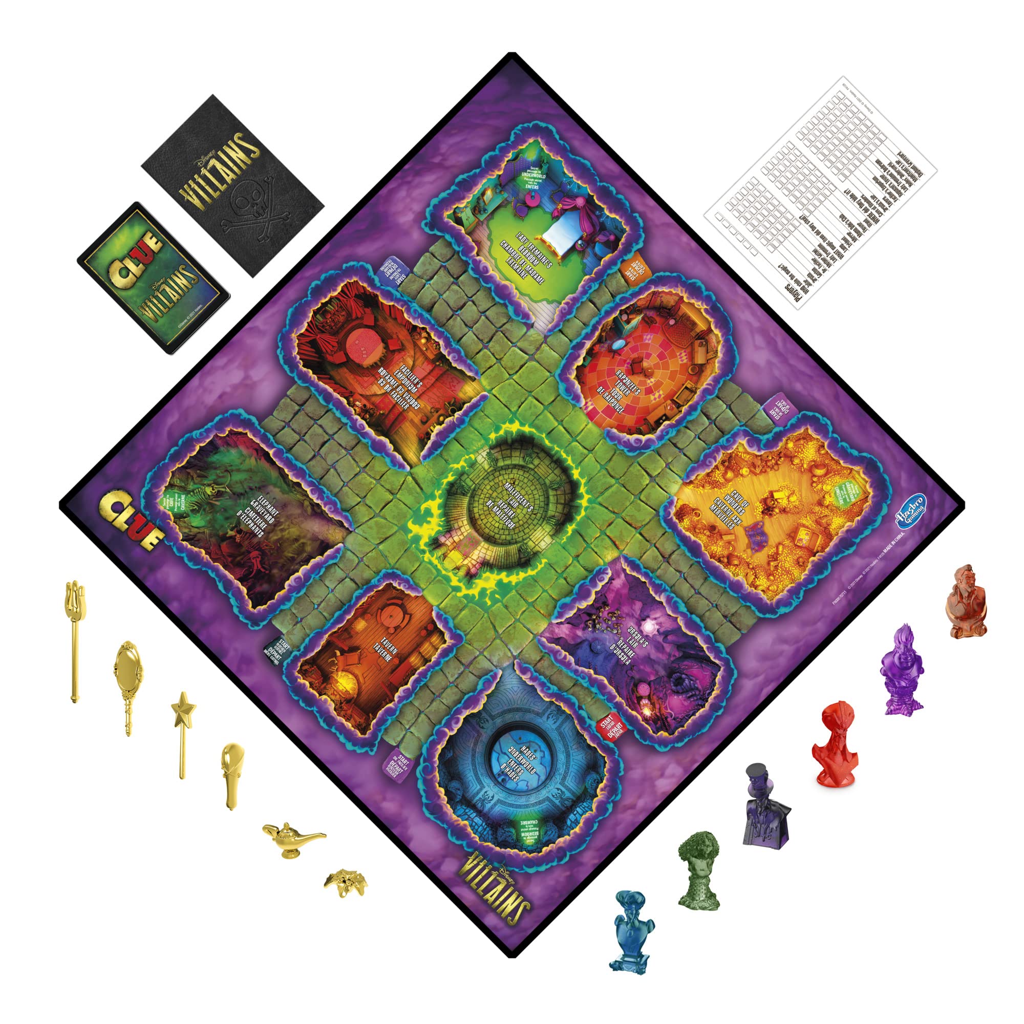 Foto 3 pulgar | Juego De Mesa Hasbro Gaming Clue Disney Villains Edition Kids 8+ - Venta Internacional.