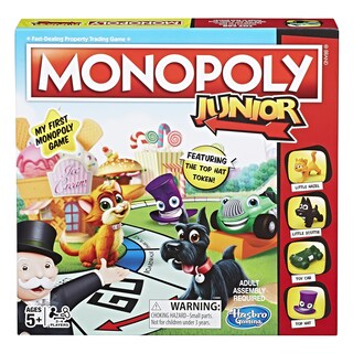 Foto 1 | Juego De Mesa Monopoly Junior Hasbro Gaming Para Mayores De 5 Años Amazon Excl. - Venta Internacional.