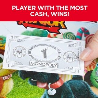 Foto 5 | Juego De Mesa Monopoly Junior Hasbro Gaming Para Mayores De 5 Años Amazon Excl. - Venta Internacional.