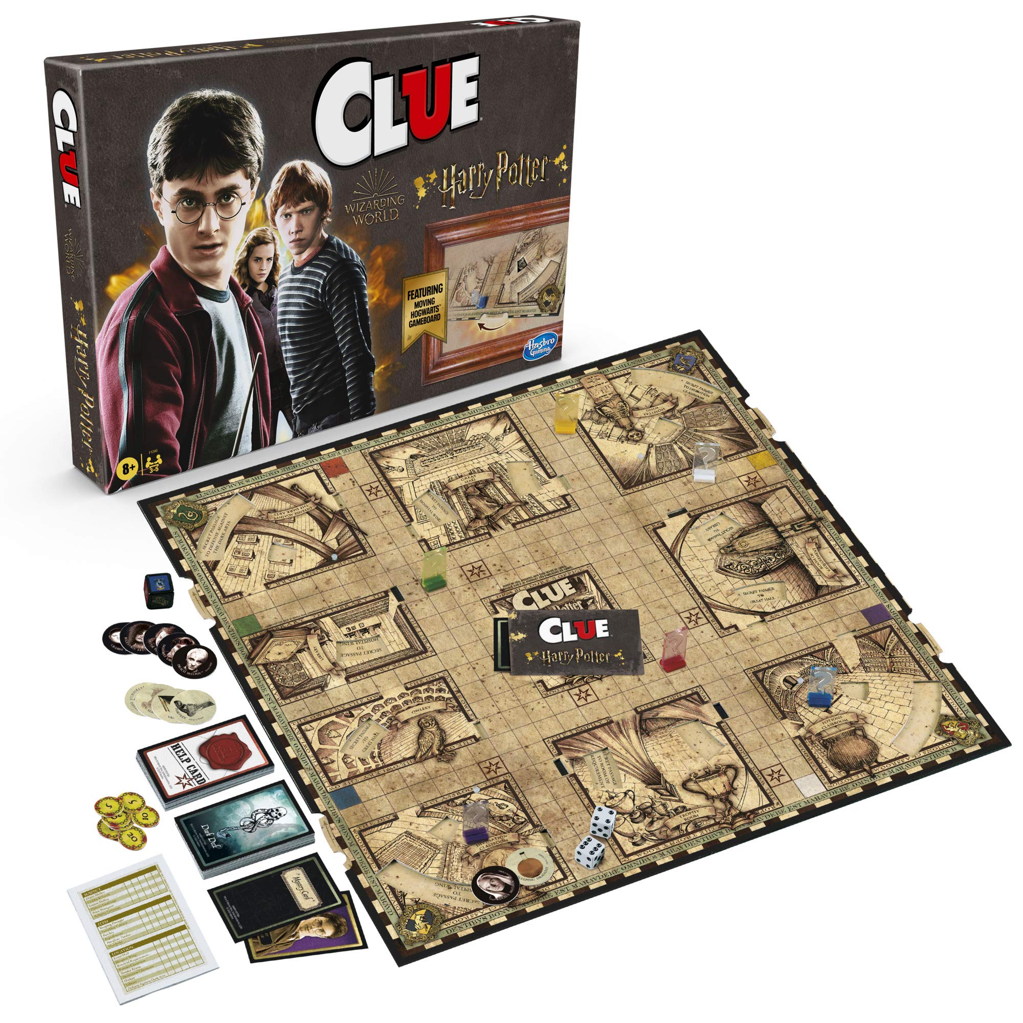Foto 4 pulgar | Juego De Mesa Hasbro Gaming Clue: Wizarding World Harry Potter - Venta Internacional.