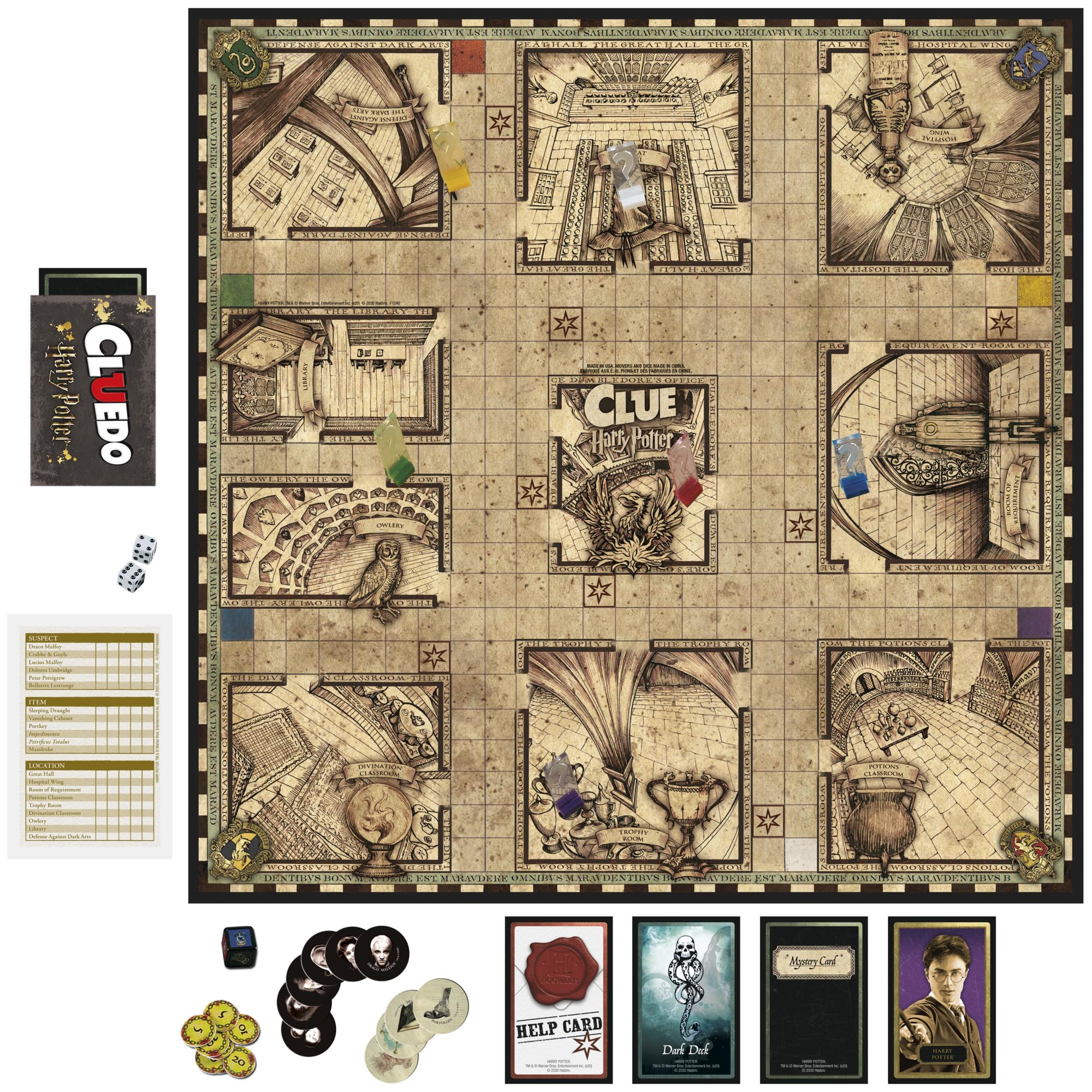 Foto 5 pulgar | Juego De Mesa Hasbro Gaming Clue: Wizarding World Harry Potter - Venta Internacional.