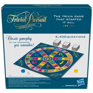 Foto 4 | Juego De Mesa Hasbro Gaming Trivial Pursuit Classic Edition - Venta Internacional.