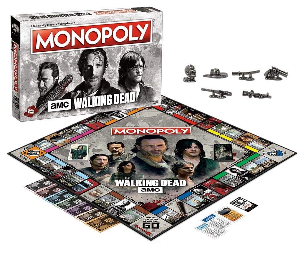 Foto 2 pulgar | Juego De Mesa Usapoly Amc The Walking Dead Monopoly - Venta Internacional.
