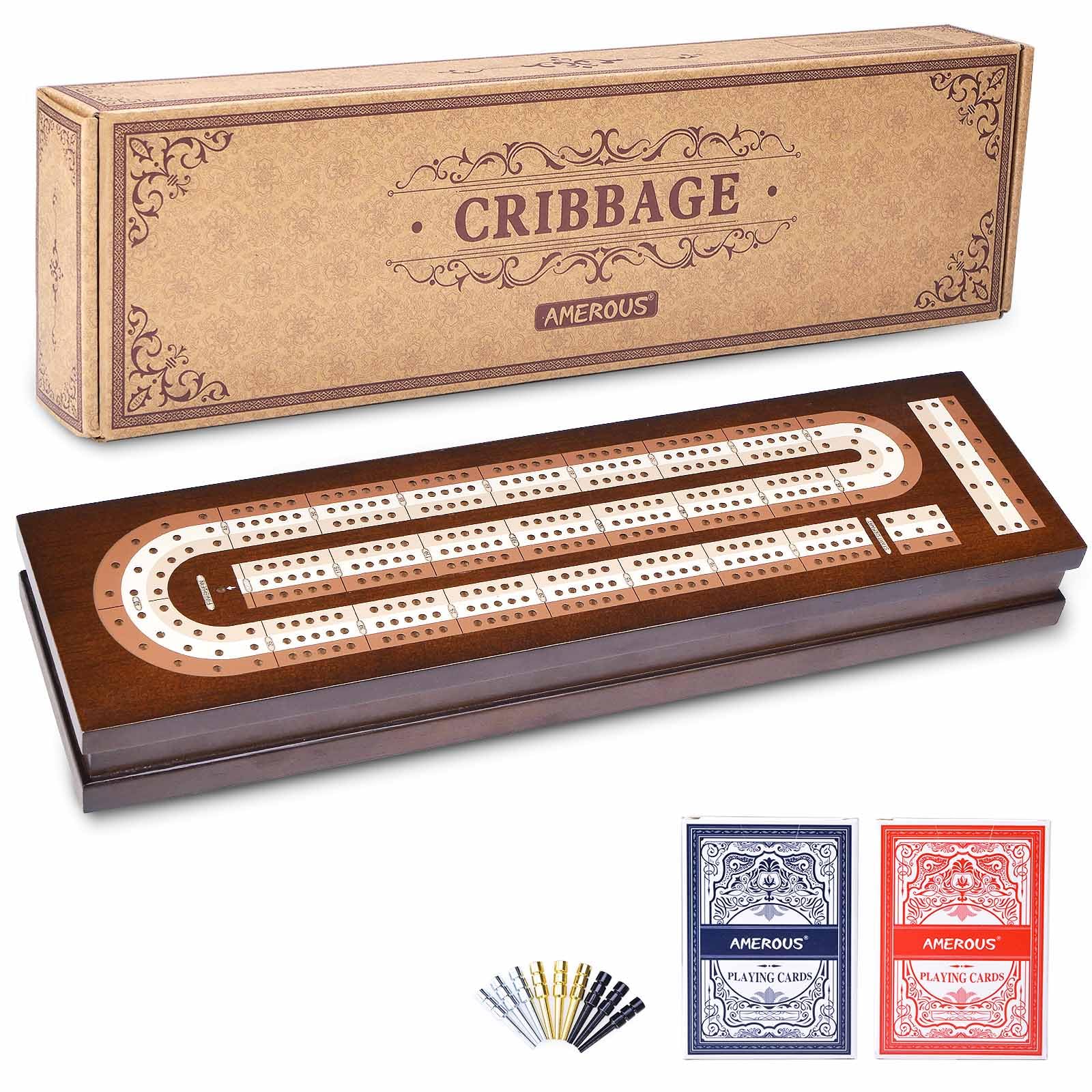 Foto 2 pulgar | Juego De Mesa Cribbage Amerous Wooden Con Cierre Magnético - Venta Internacional.