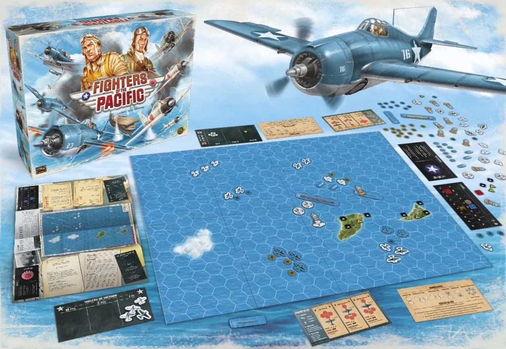 Foto 3 pulgar | Juego De Mesa Asmodee Fighters Of The Pacific Wwii Para 2 Jugadores - Venta Internacional.