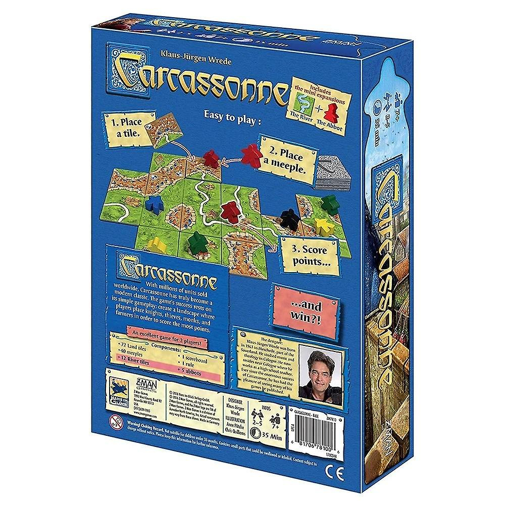 Foto 2 pulgar | Juego De Mesa Carcassonne Standard Edition Para 2-5 Jugadores En Invierno - Venta Internacional.