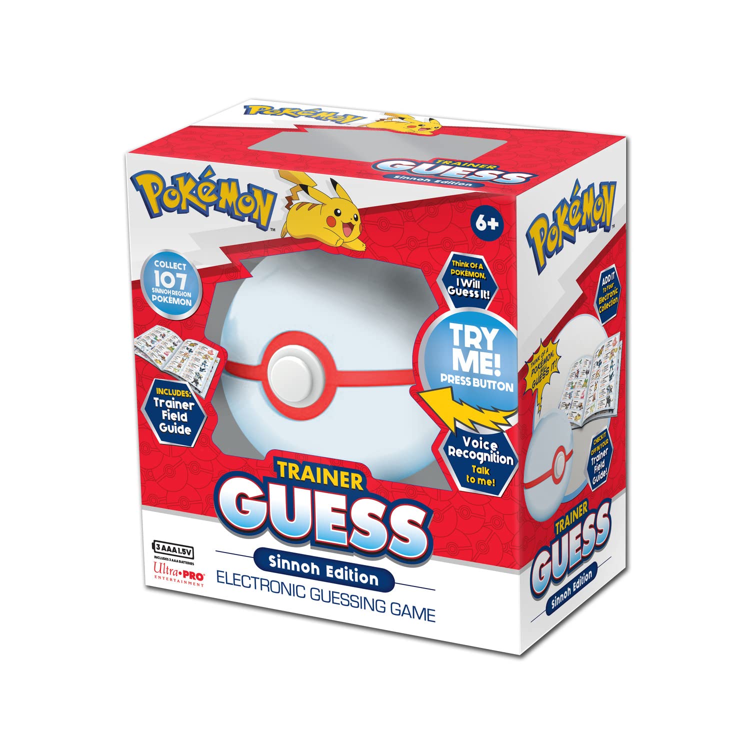 Entrenador Pokémon Ultra Pro Guess Sinnoh Toy - Pokémon Cards, Magic The Gathering Y Pokémon Card Binder. - V