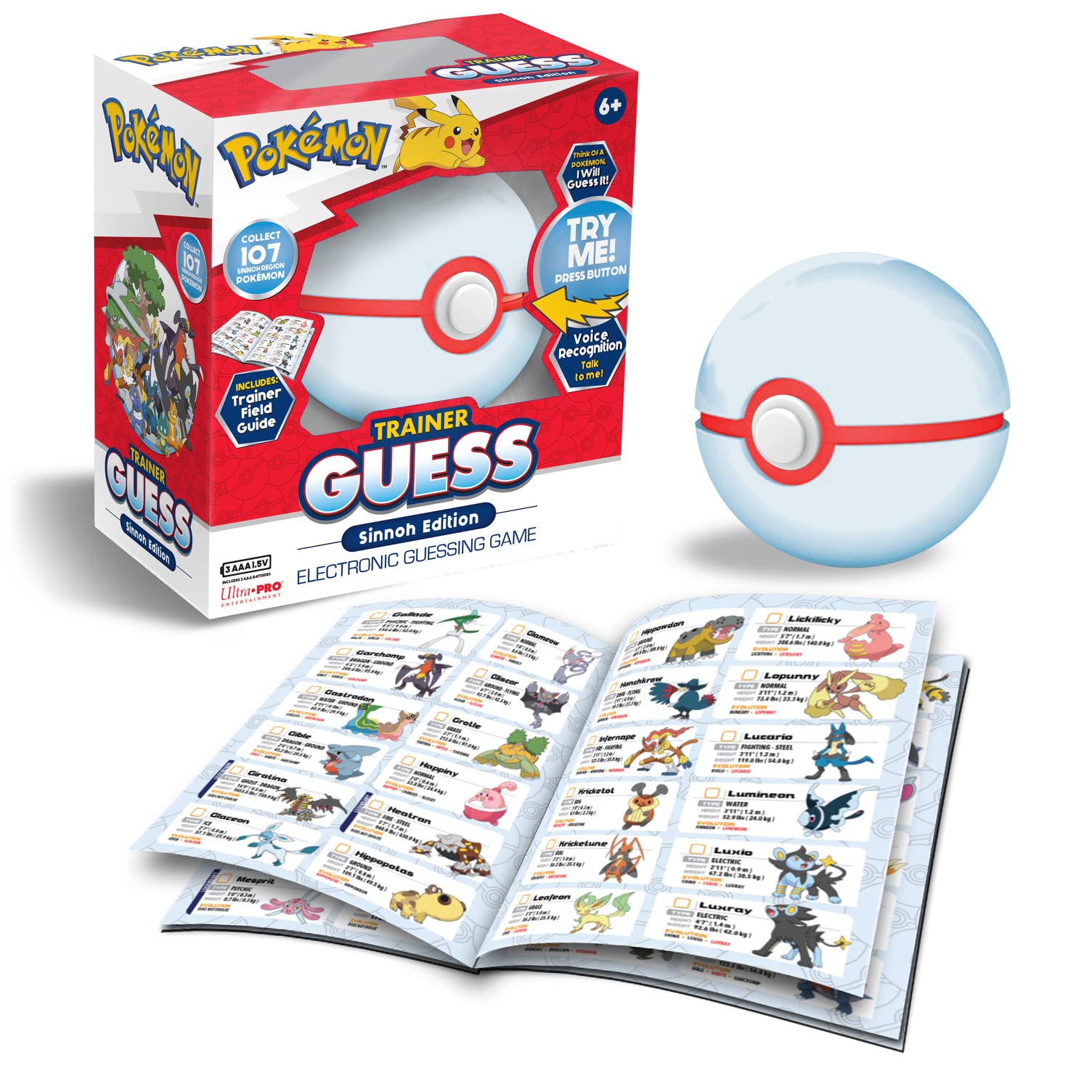 Foto 4 pulgar | Entrenador Pokémon Ultra Pro Guess Sinnoh Toy - Pokémon Cards, Magic The Gathering Y Pokémon Card Binder. - V