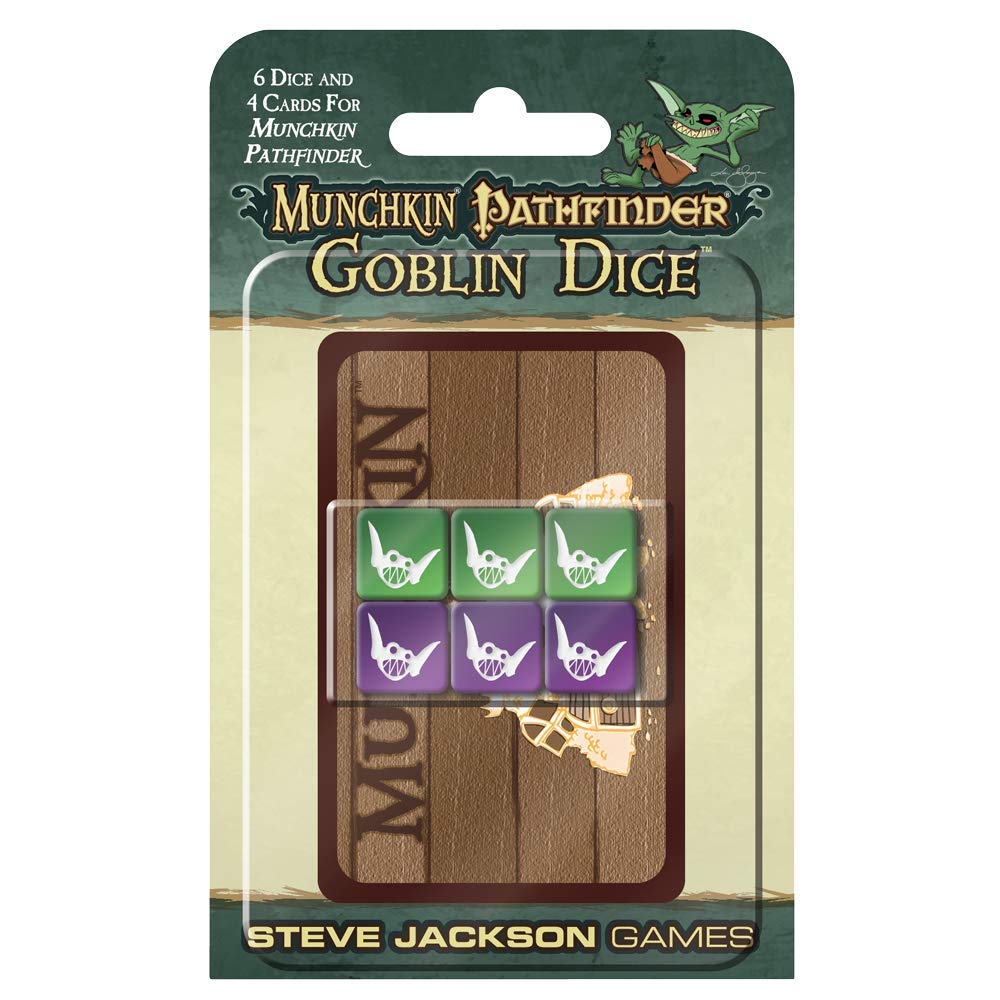 Foto 2 pulgar | Juego De Dados Steve Jackson Games Munchkin Pathfinder Goblin - Venta Internacional.