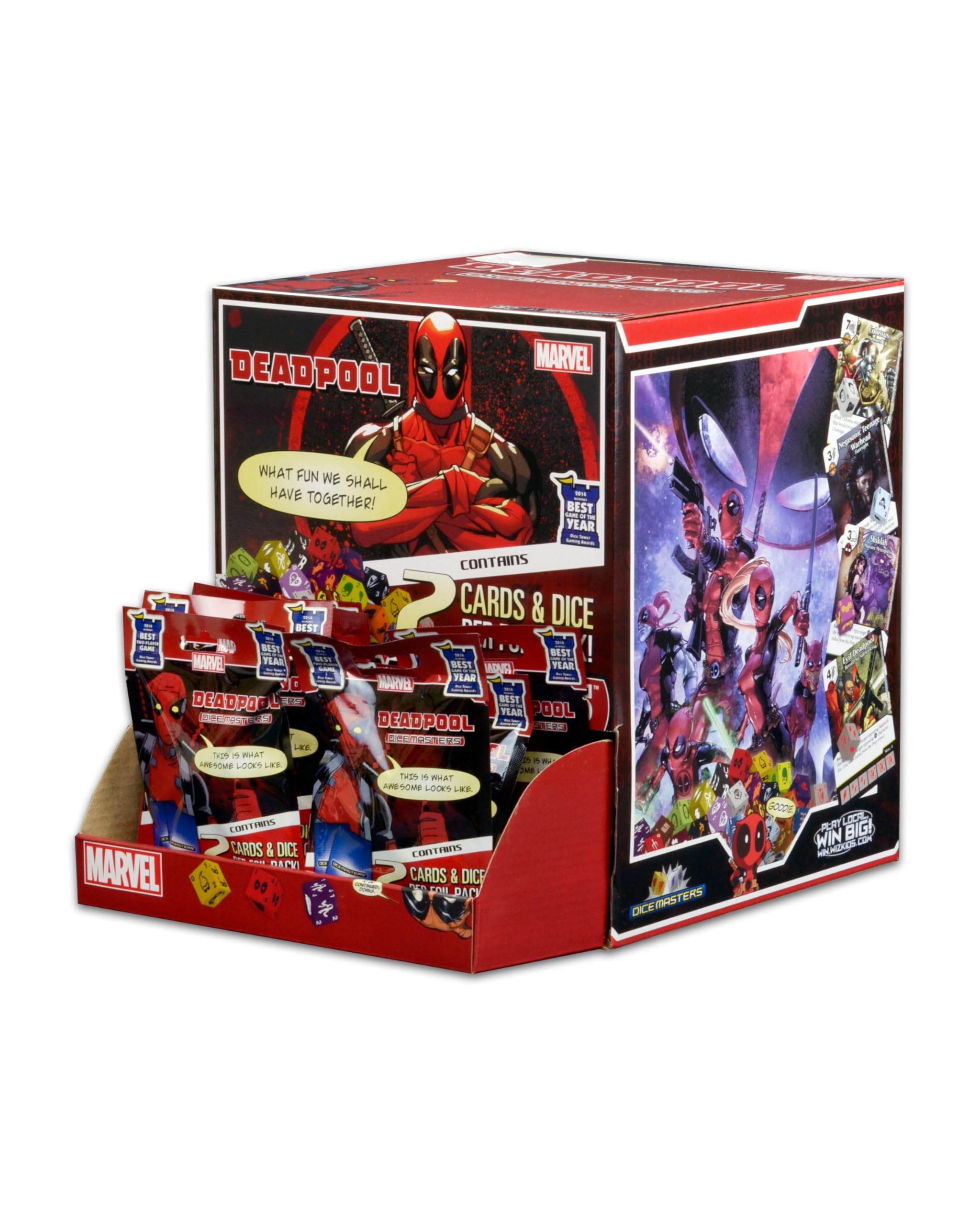 Foto 1 | Juego Marvel Dice Masters Deadpool 90 Ct. Alimentación Por Gravedad - Venta Internacional.
