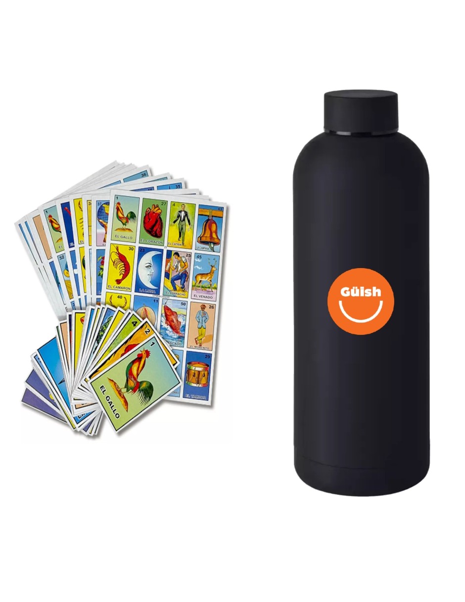 Foto 2 pulgar | Loteria Mexicana Familiar + Gratis Termo Güish De Regalo