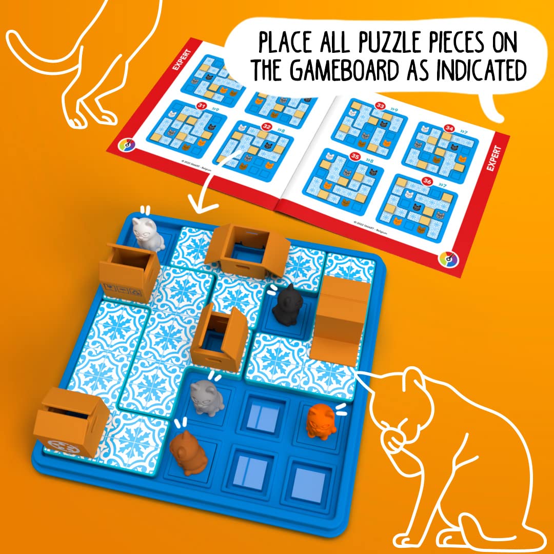 Foto 8 pulgar | Juego De Viaje Smartgames Cats & Boxes Con 60 Desafíos 7+ - Venta Internacional.